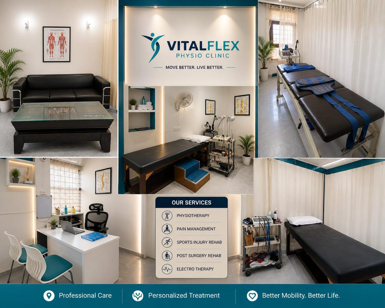 Vitalflex Physio clinic interior